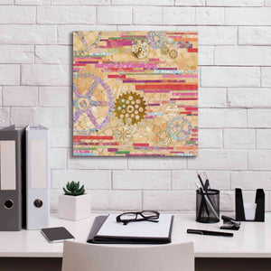'EU Timetable II' by Kathy Ferguson, Canvas Wall Art,18 x 18