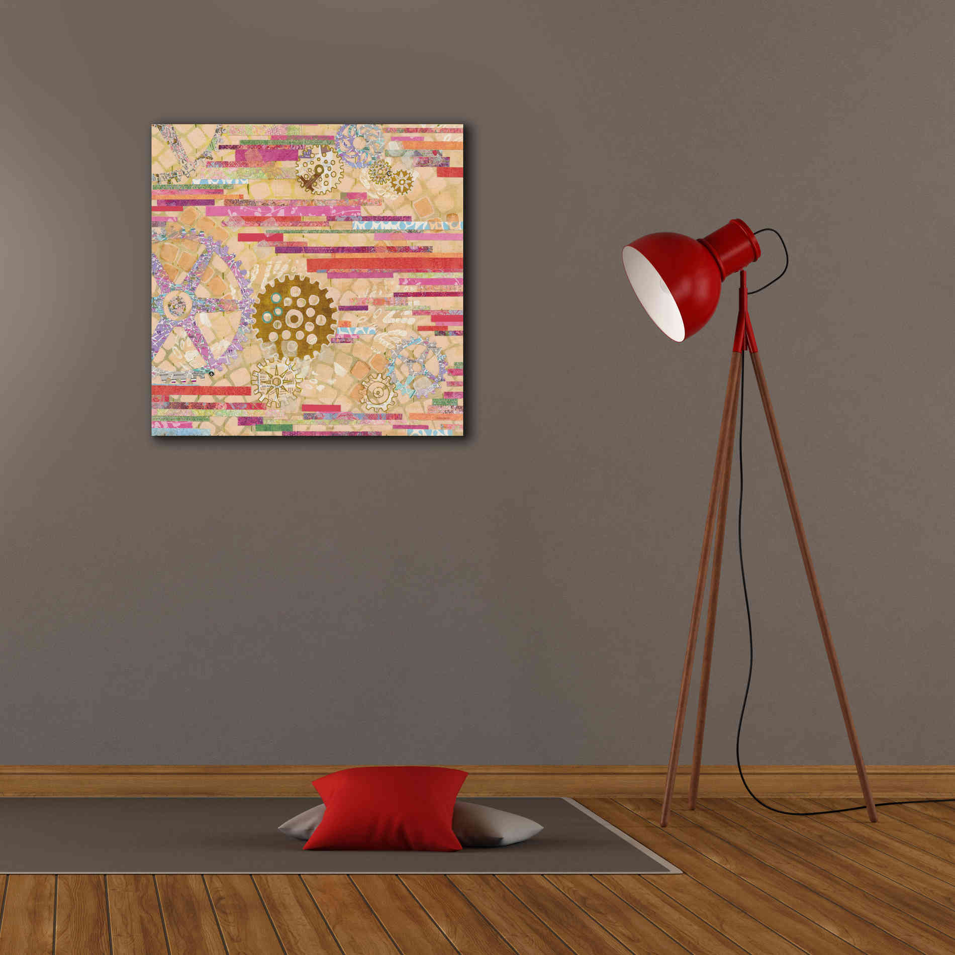 'EU Timetable II' by Kathy Ferguson, Canvas Wall Art,26 x 26