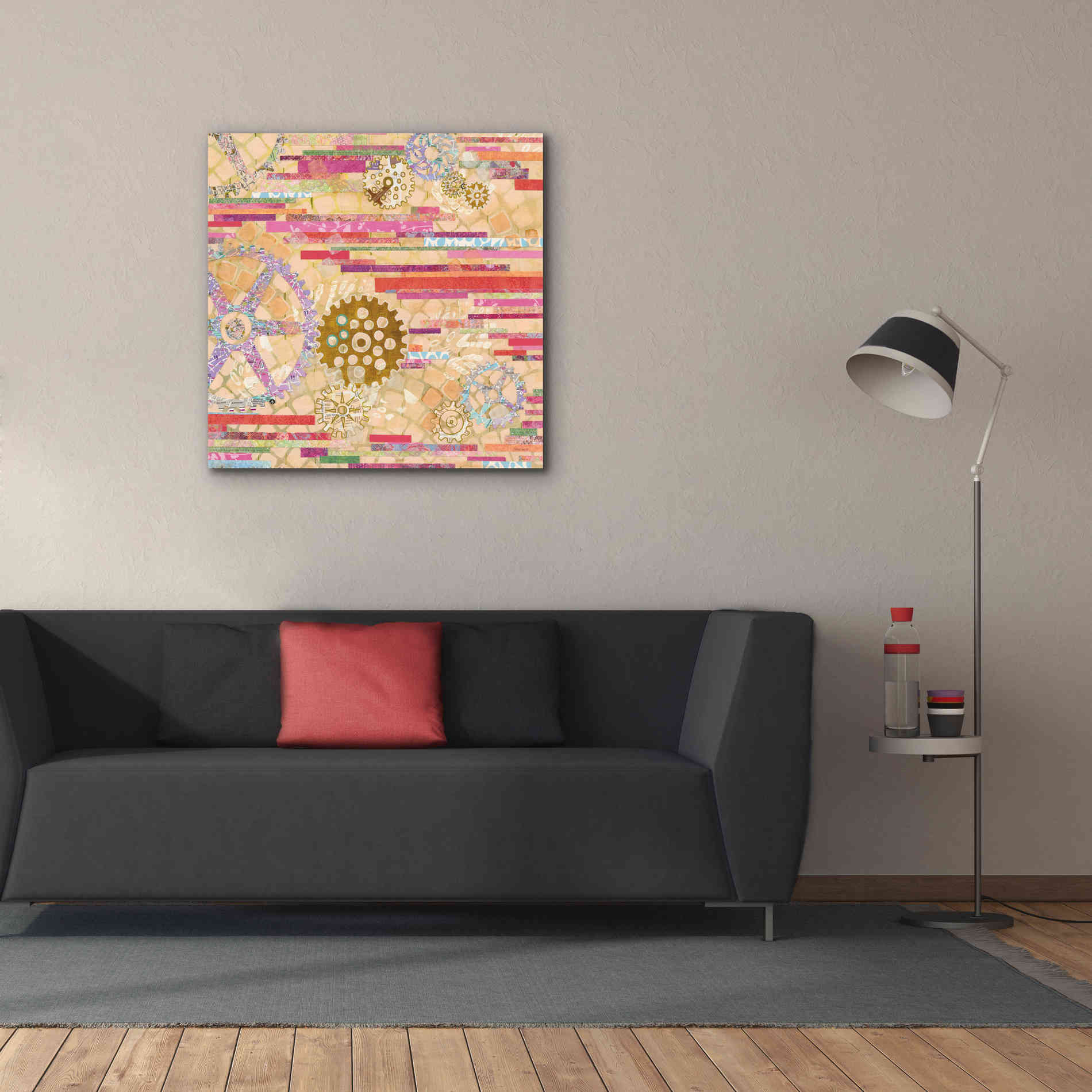 'EU Timetable II' by Kathy Ferguson, Canvas Wall Art,37 x 37