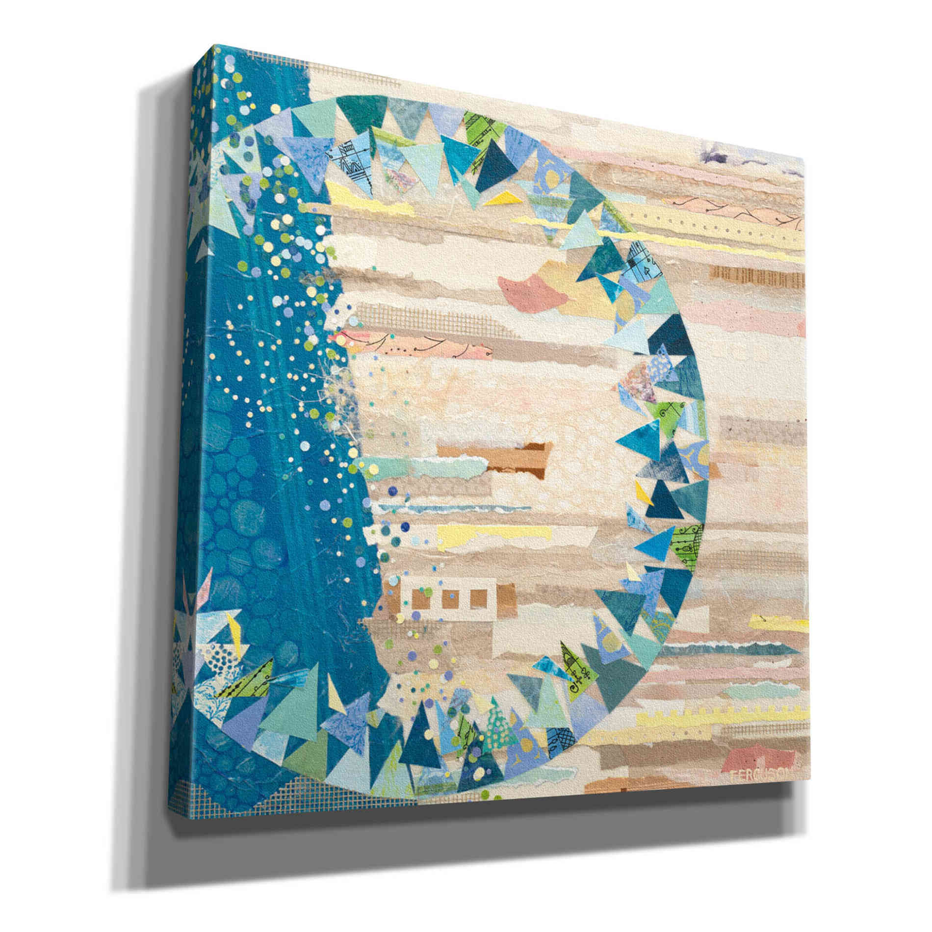 'The Calm and The Storm' by Kathy Ferguson, Canvas Wall Art