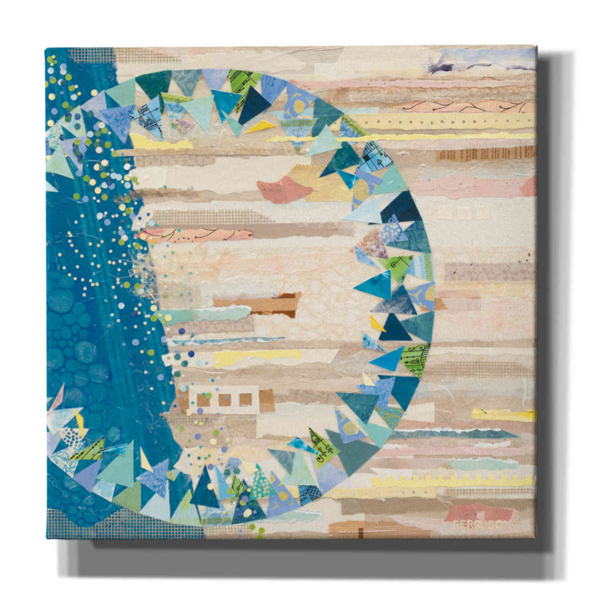'The Calm and The Storm' by Kathy Ferguson, Canvas Wall Art