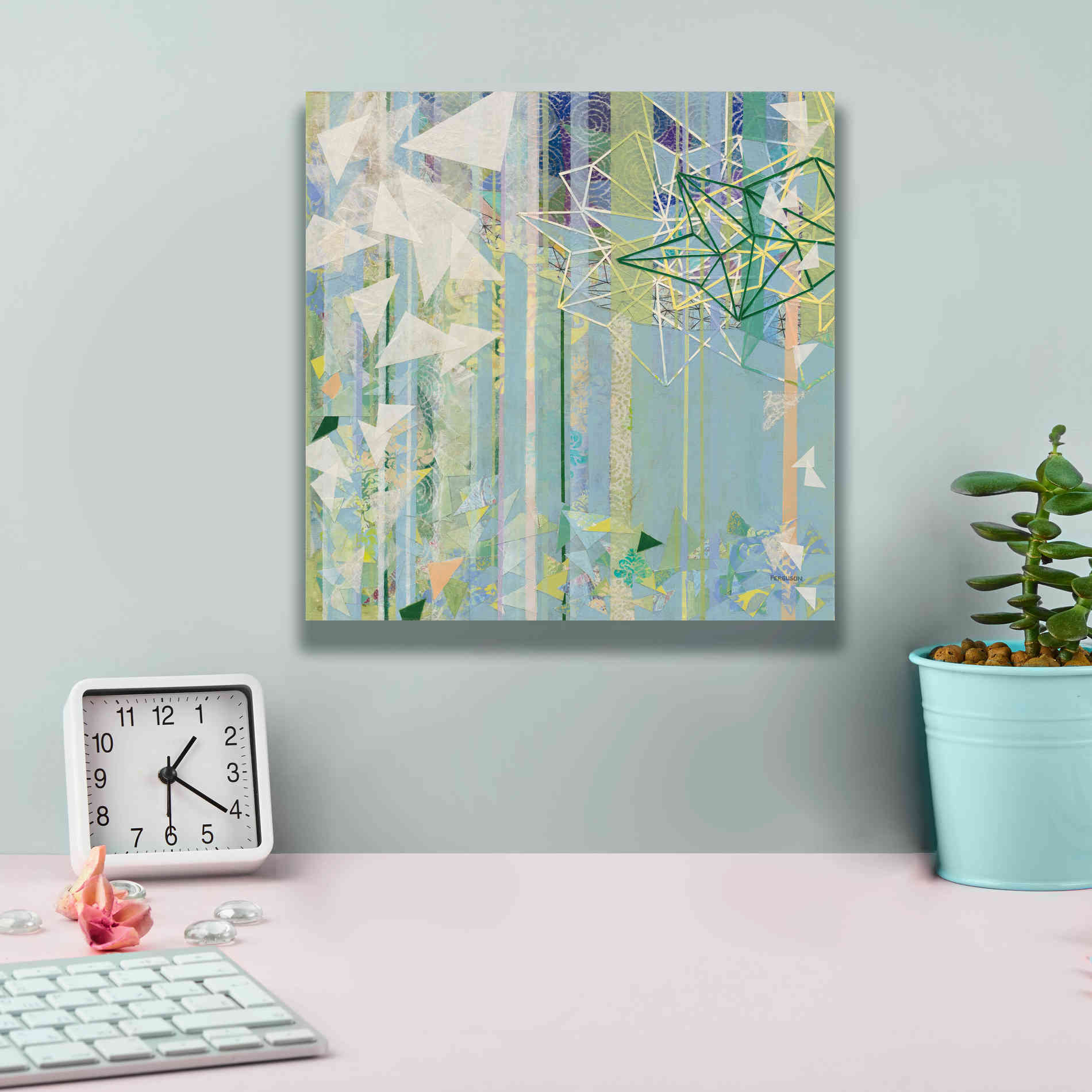 'Hanging Around I' by Kathy Ferguson, Canvas Wall Art,12 x 12