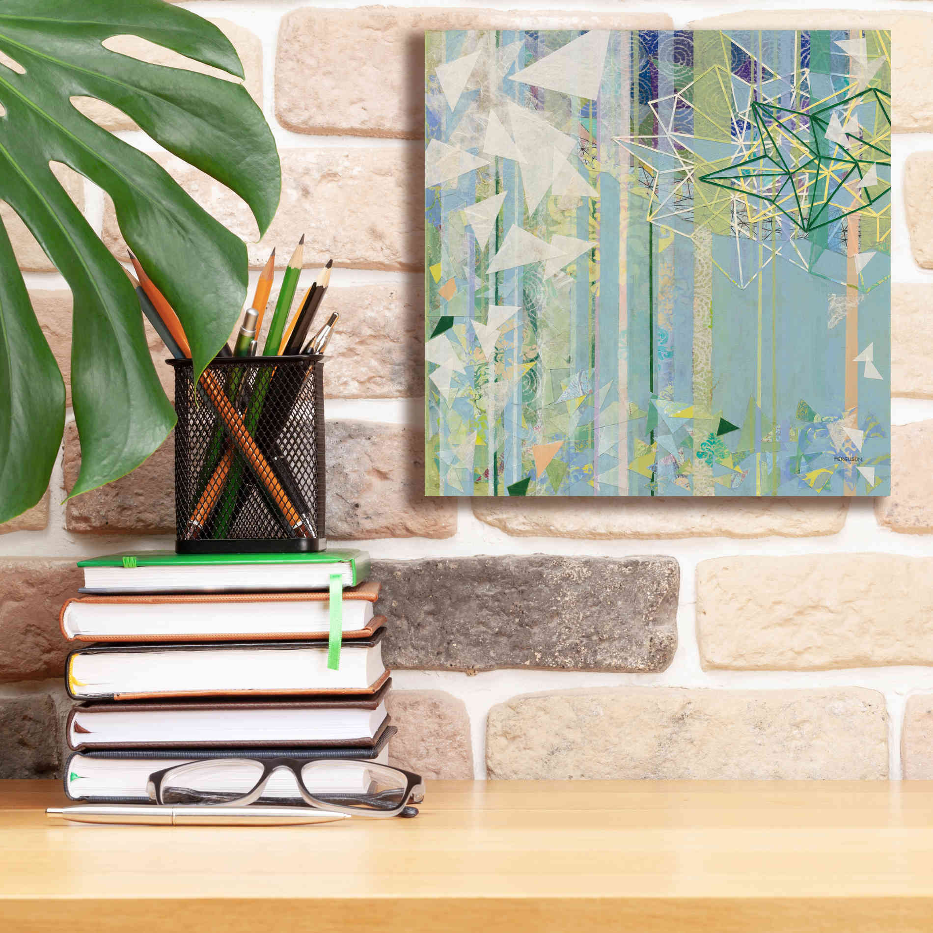 'Hanging Around I' by Kathy Ferguson, Canvas Wall Art,12 x 12