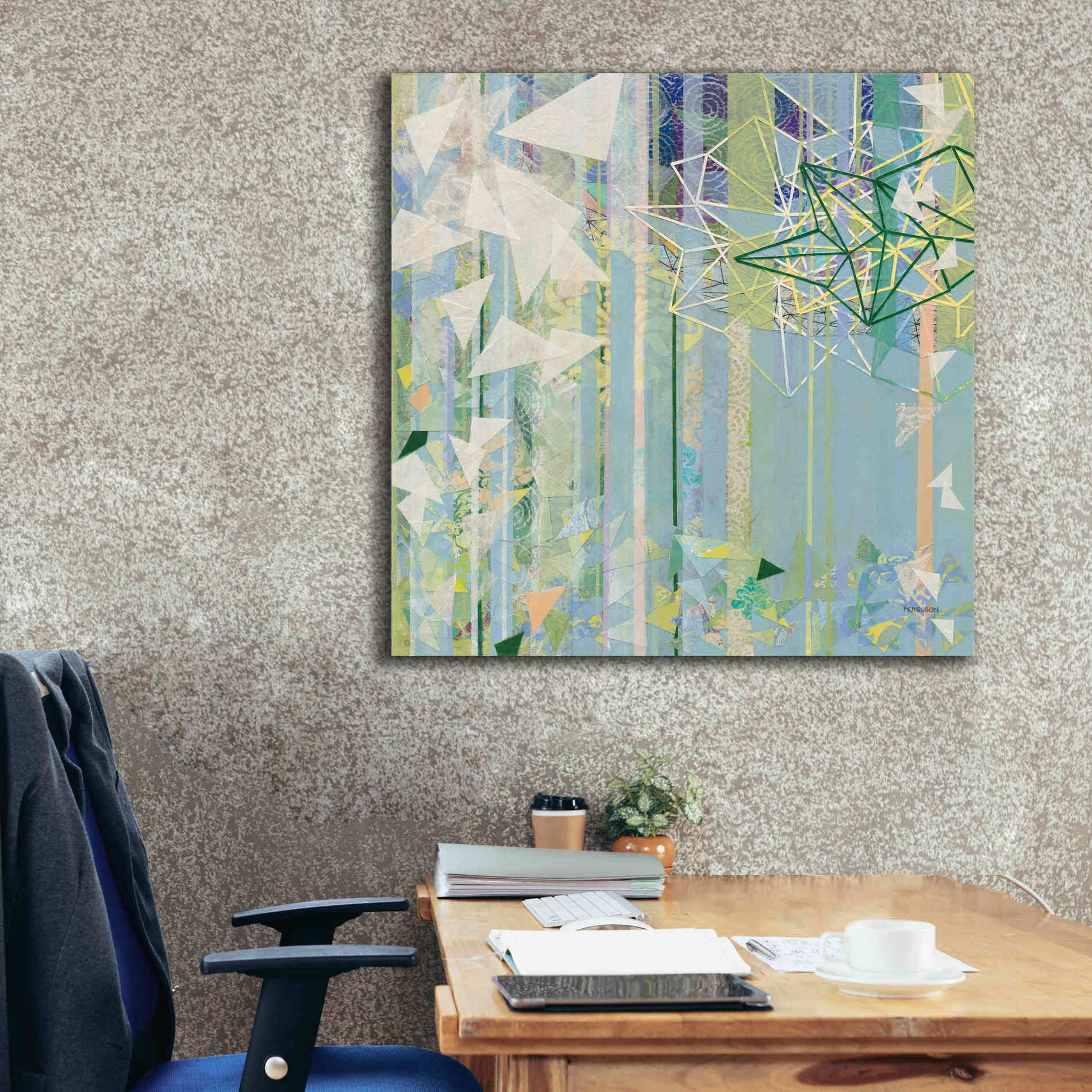 'Hanging Around I' by Kathy Ferguson, Canvas Wall Art,37 x 37