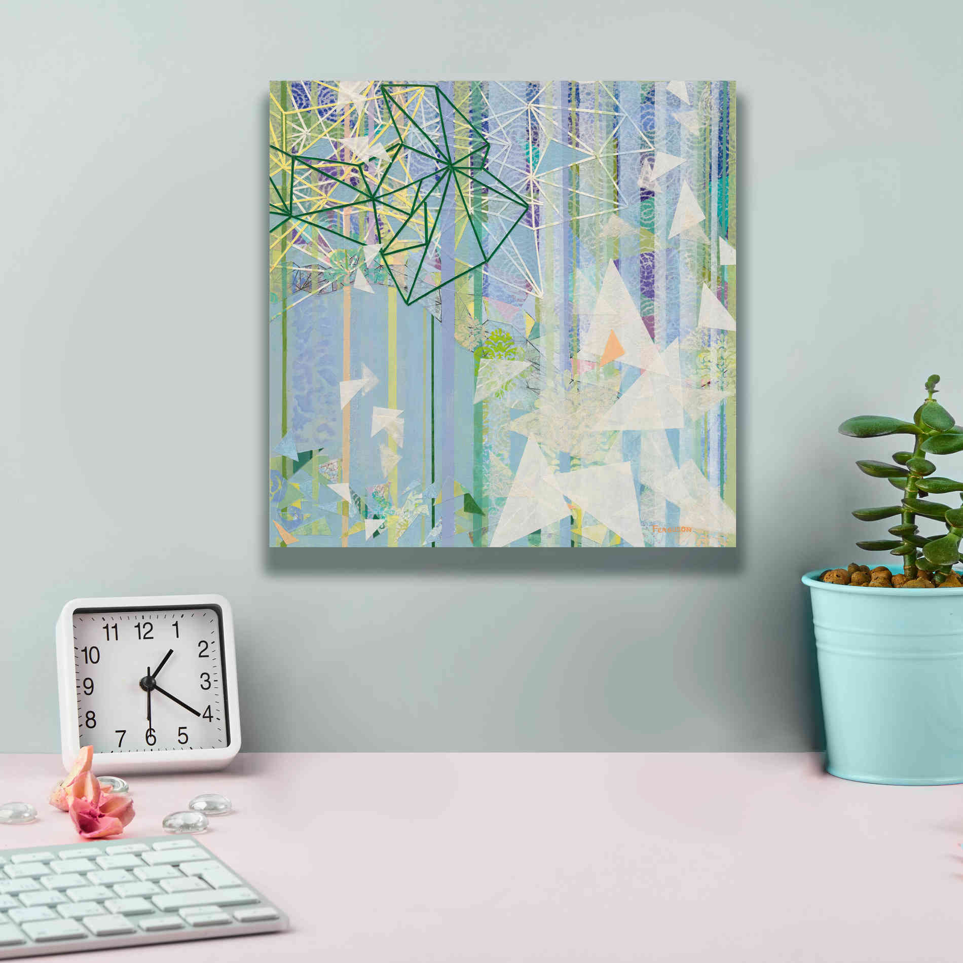 'Hanging Around II' by Kathy Ferguson, Canvas Wall Art,12 x 12