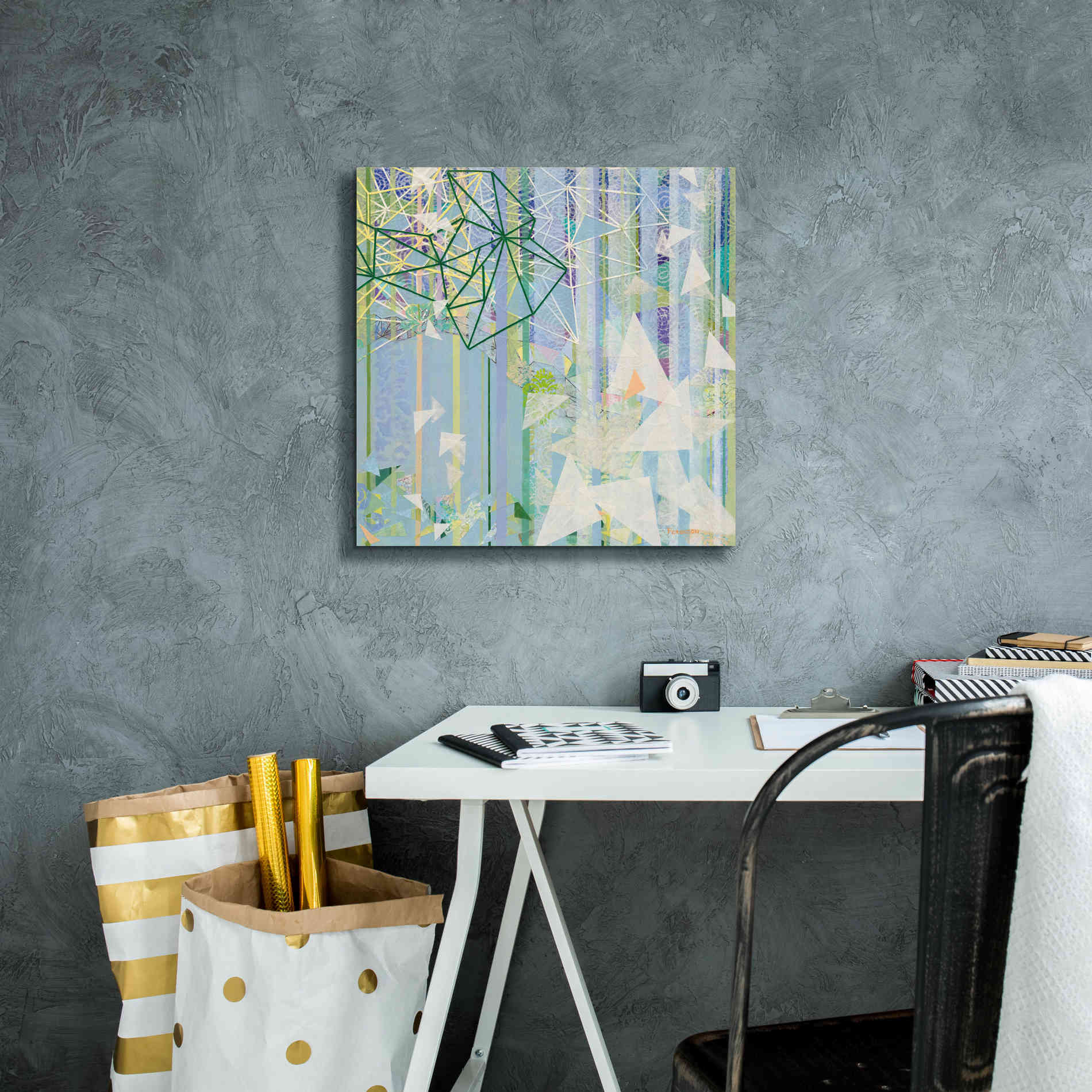 'Hanging Around II' by Kathy Ferguson, Canvas Wall Art,18 x 18