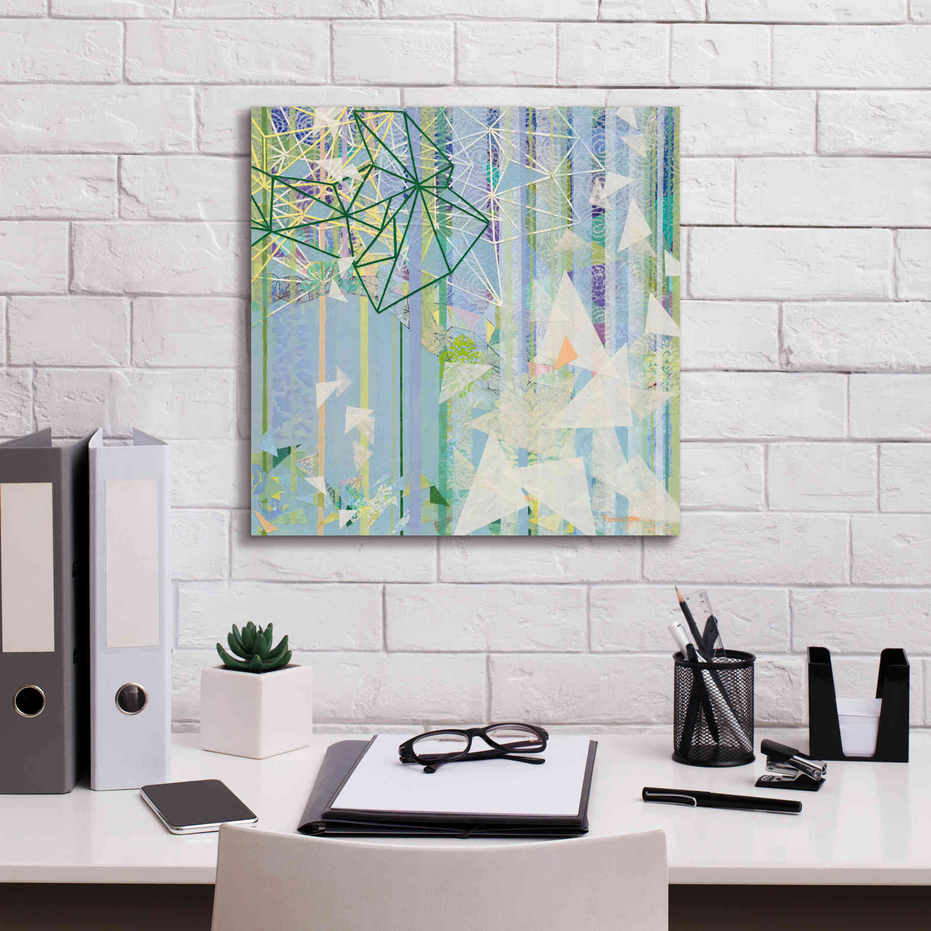 'Hanging Around II' by Kathy Ferguson, Canvas Wall Art,18 x 18