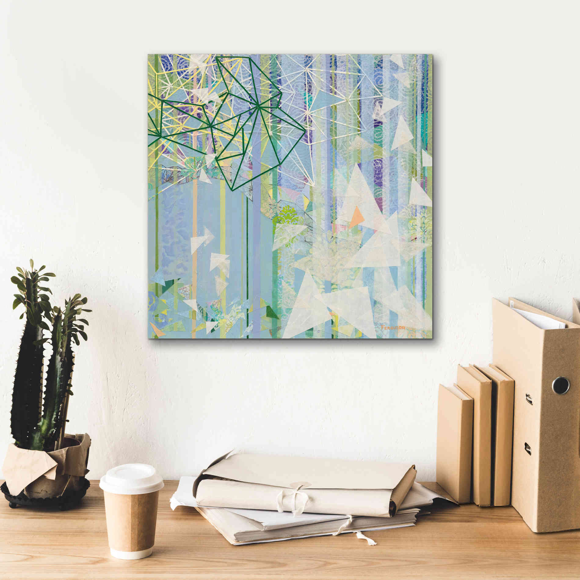 'Hanging Around II' by Kathy Ferguson, Canvas Wall Art,18 x 18