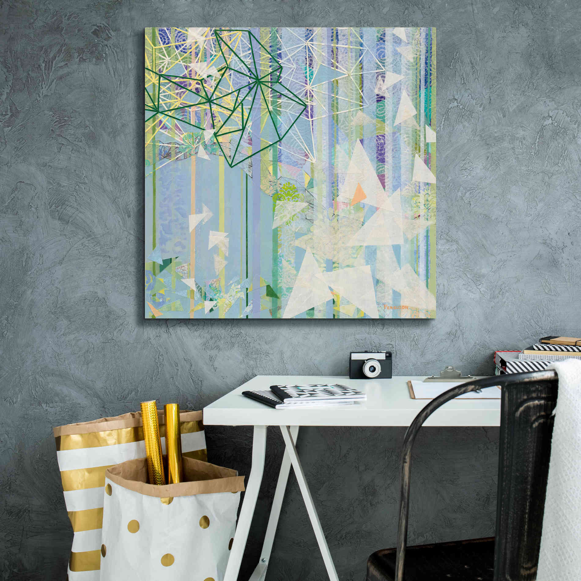 'Hanging Around II' by Kathy Ferguson, Canvas Wall Art,26 x 26