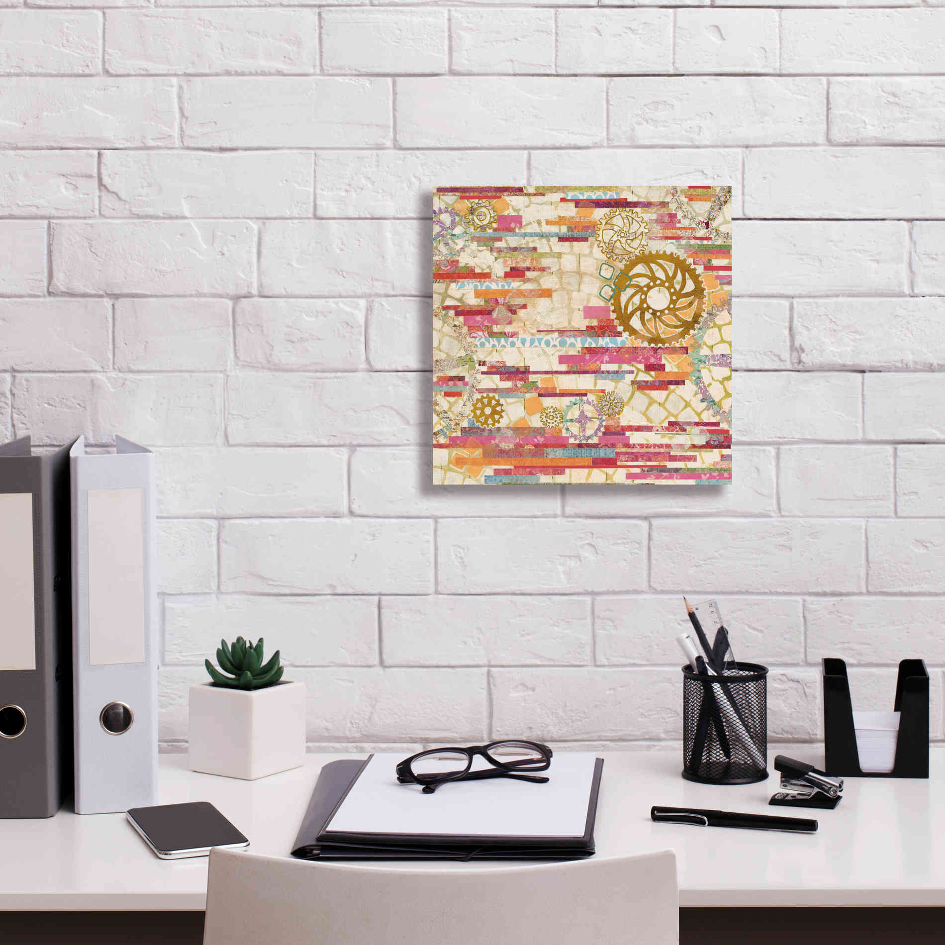 'EU Timetable I on White' by Kathy Ferguson, Canvas Wall Art,12 x 12