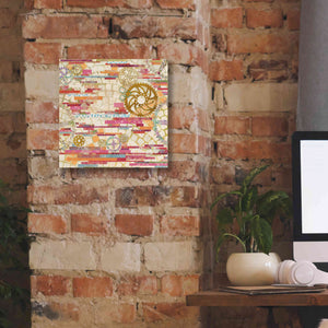 'EU Timetable I on White' by Kathy Ferguson, Canvas Wall Art,12 x 12