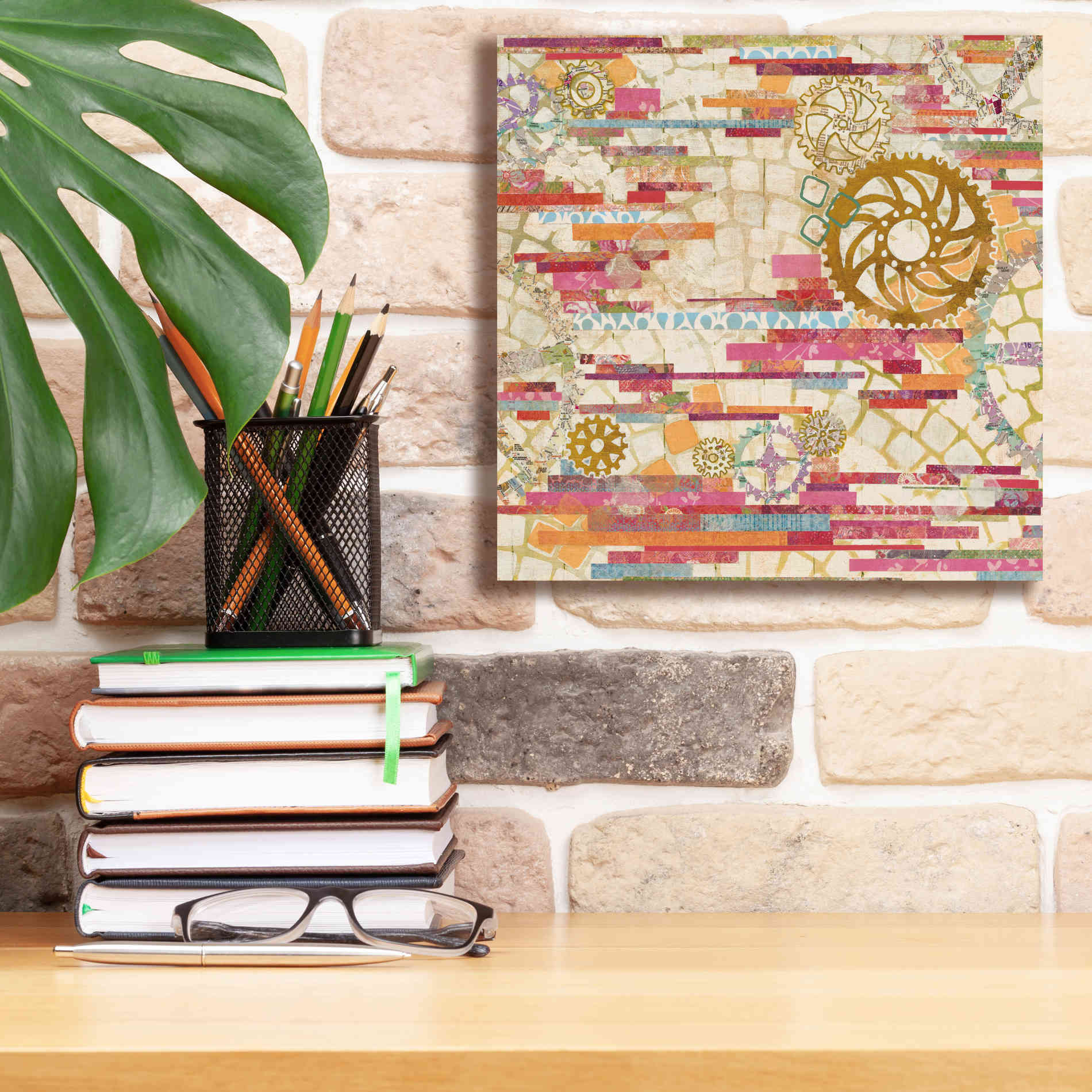 'EU Timetable I on White' by Kathy Ferguson, Canvas Wall Art,12 x 12
