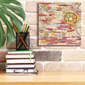 'EU Timetable I on White' by Kathy Ferguson, Canvas Wall Art,12 x 12