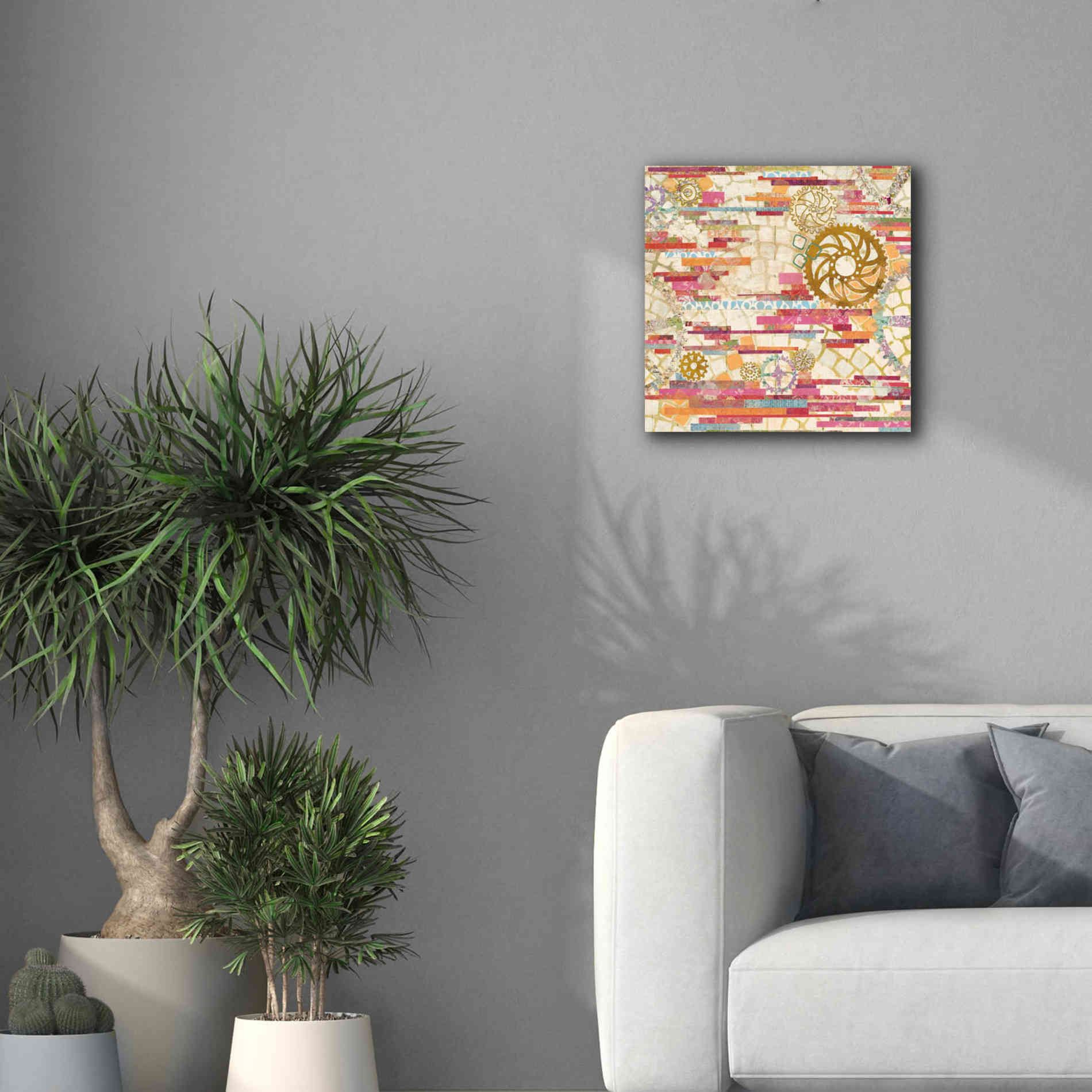 'EU Timetable I on White' by Kathy Ferguson, Canvas Wall Art,18 x 18