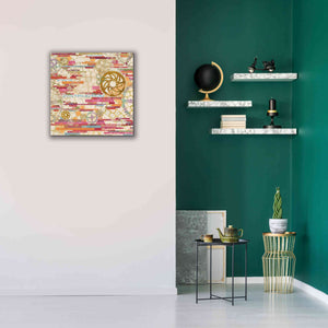 'EU Timetable I on White' by Kathy Ferguson, Canvas Wall Art,26 x 26
