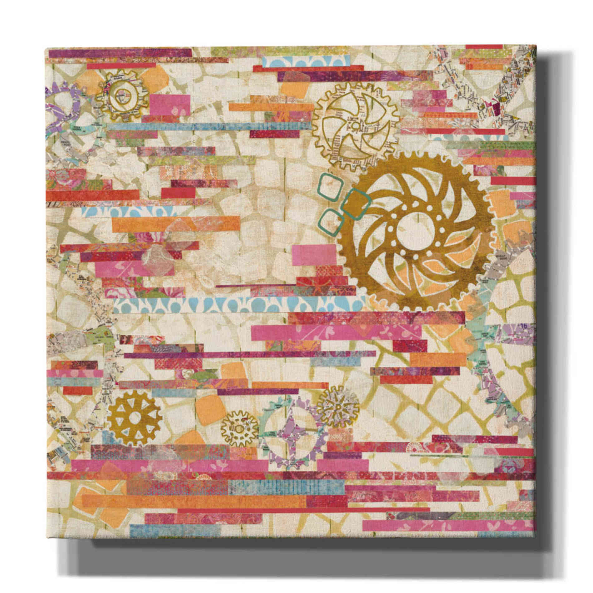 'EU Timetable I on White' by Kathy Ferguson, Canvas Wall Art