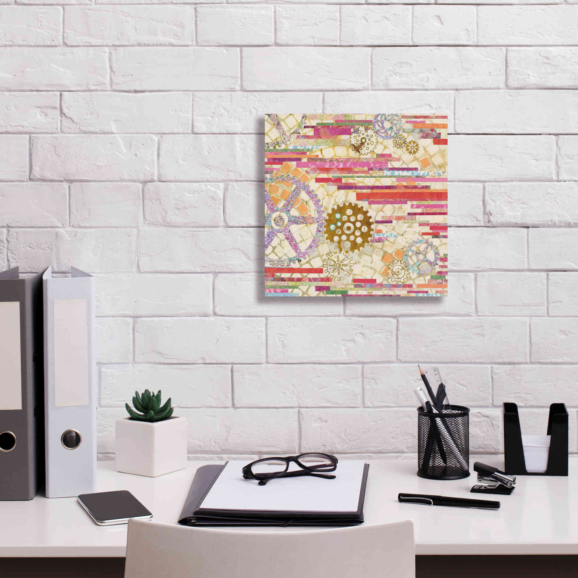 'EU Timetable II on White' by Kathy Ferguson, Canvas Wall Art,12 x 12