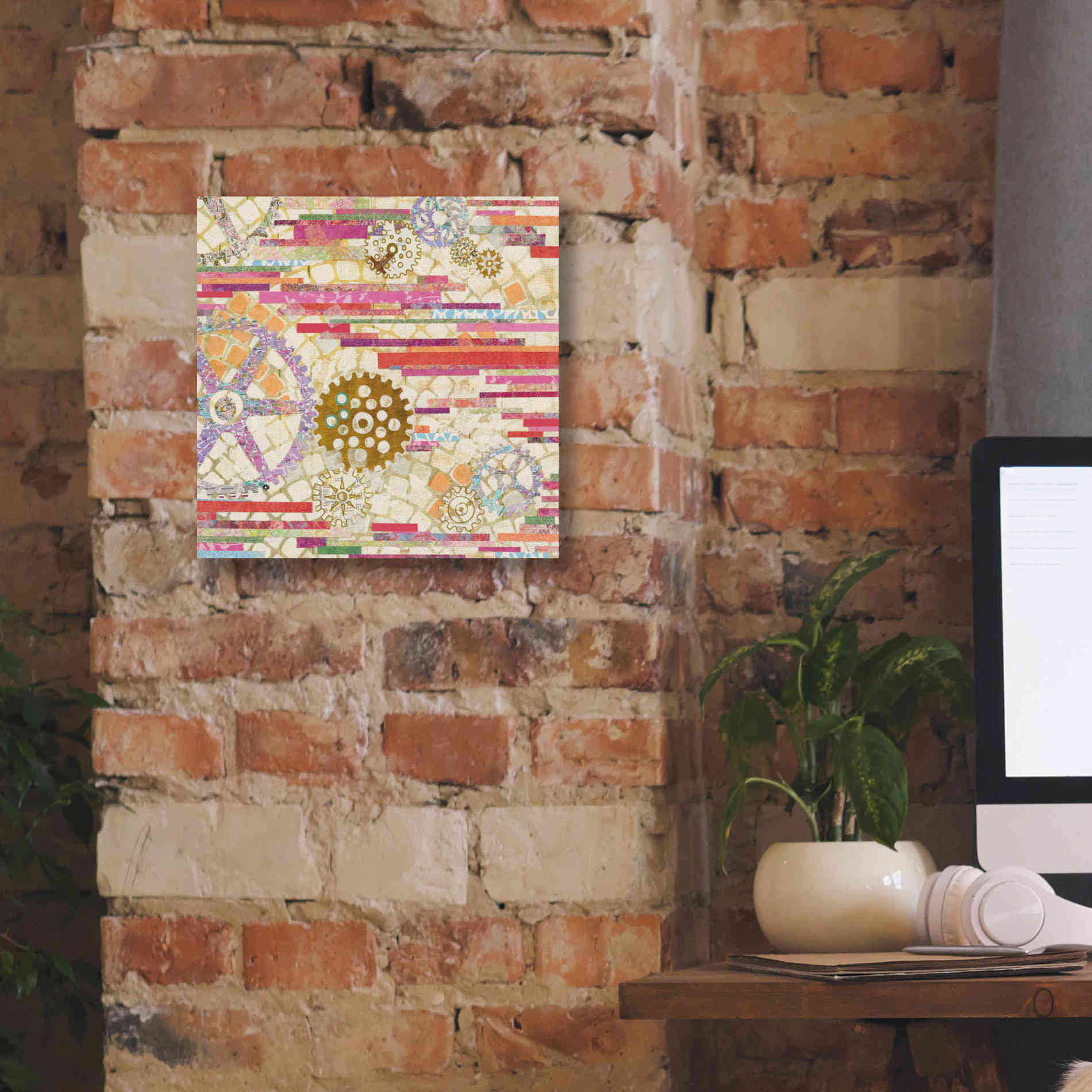 'EU Timetable II on White' by Kathy Ferguson, Canvas Wall Art,12 x 12