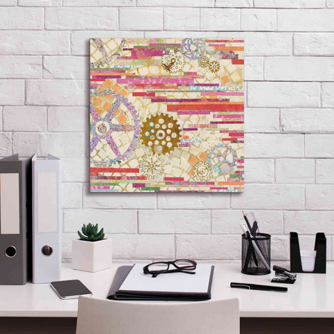 Image of 'EU Timetable II on White' by Kathy Ferguson, Canvas Wall Art,18 x 18