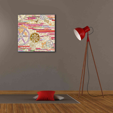 Image of 'EU Timetable II on White' by Kathy Ferguson, Canvas Wall Art,26 x 26