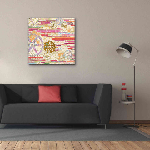Image of 'EU Timetable II on White' by Kathy Ferguson, Canvas Wall Art,37 x 37