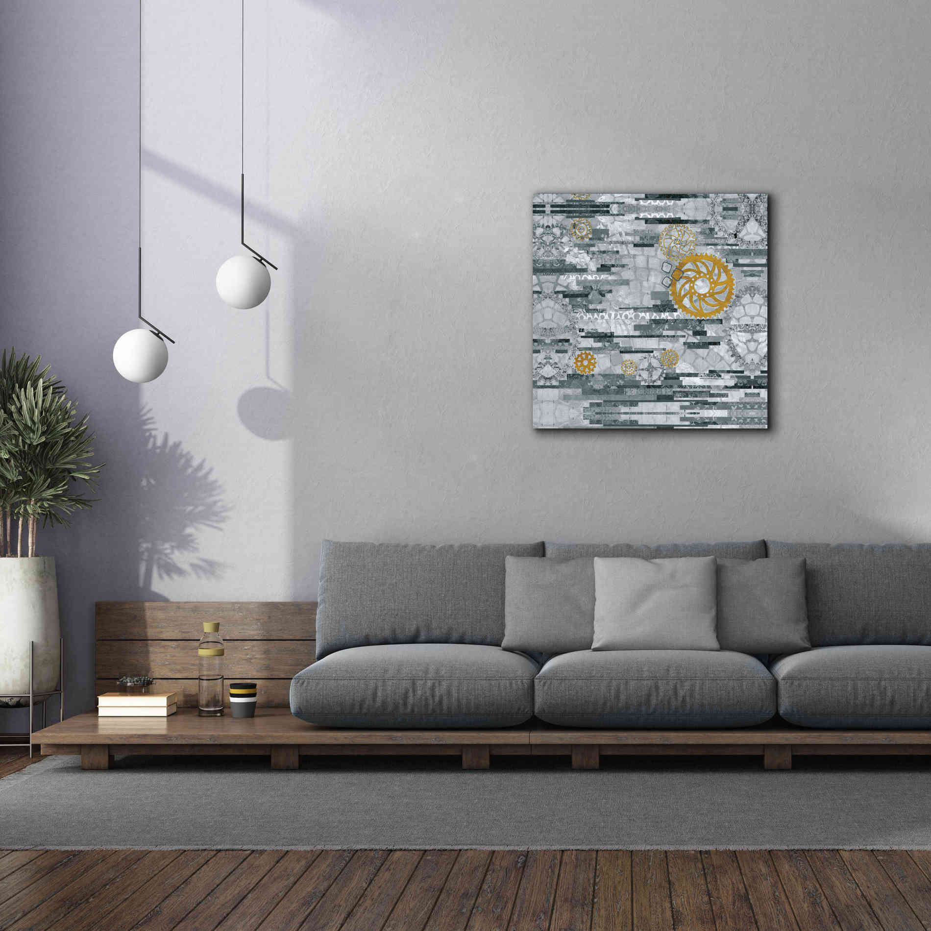 'EU Timetable I BW' by Kathy Ferguson, Canvas Wall Art,37 x 37