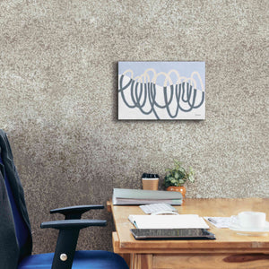 'Loops III' by Kathy Ferguson, Canvas Wall Art,18 x 12