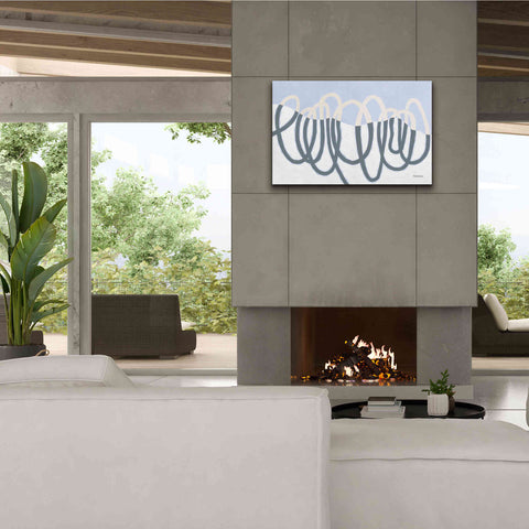 Image of 'Loops III' by Kathy Ferguson, Canvas Wall Art,40 x 26