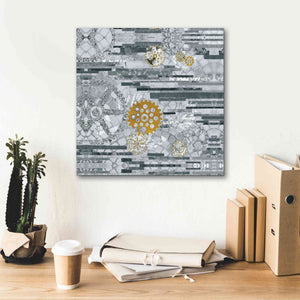 'EU Timetable II BW' by Kathy Ferguson, Canvas Wall Art,18 x 18