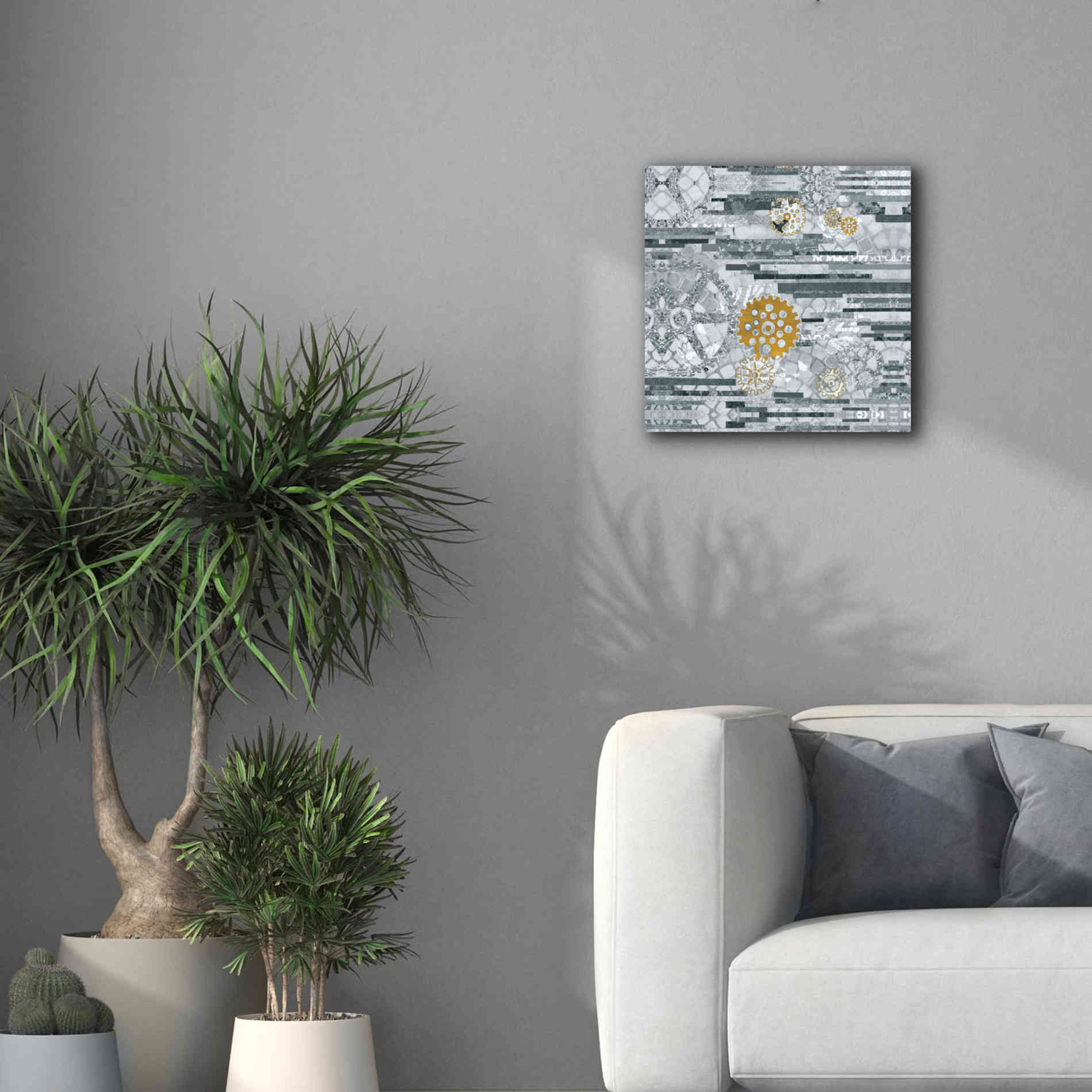 'EU Timetable II BW' by Kathy Ferguson, Canvas Wall Art,18 x 18