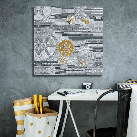 Image of 'EU Timetable II BW' by Kathy Ferguson, Canvas Wall Art,26 x 26