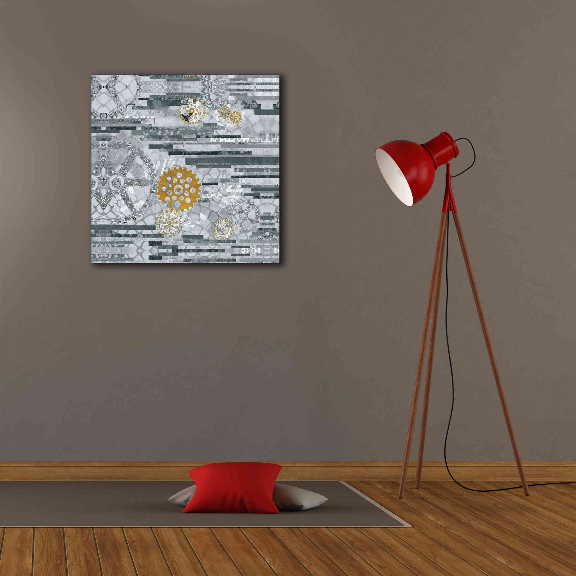 'EU Timetable II BW' by Kathy Ferguson, Canvas Wall Art,26 x 26