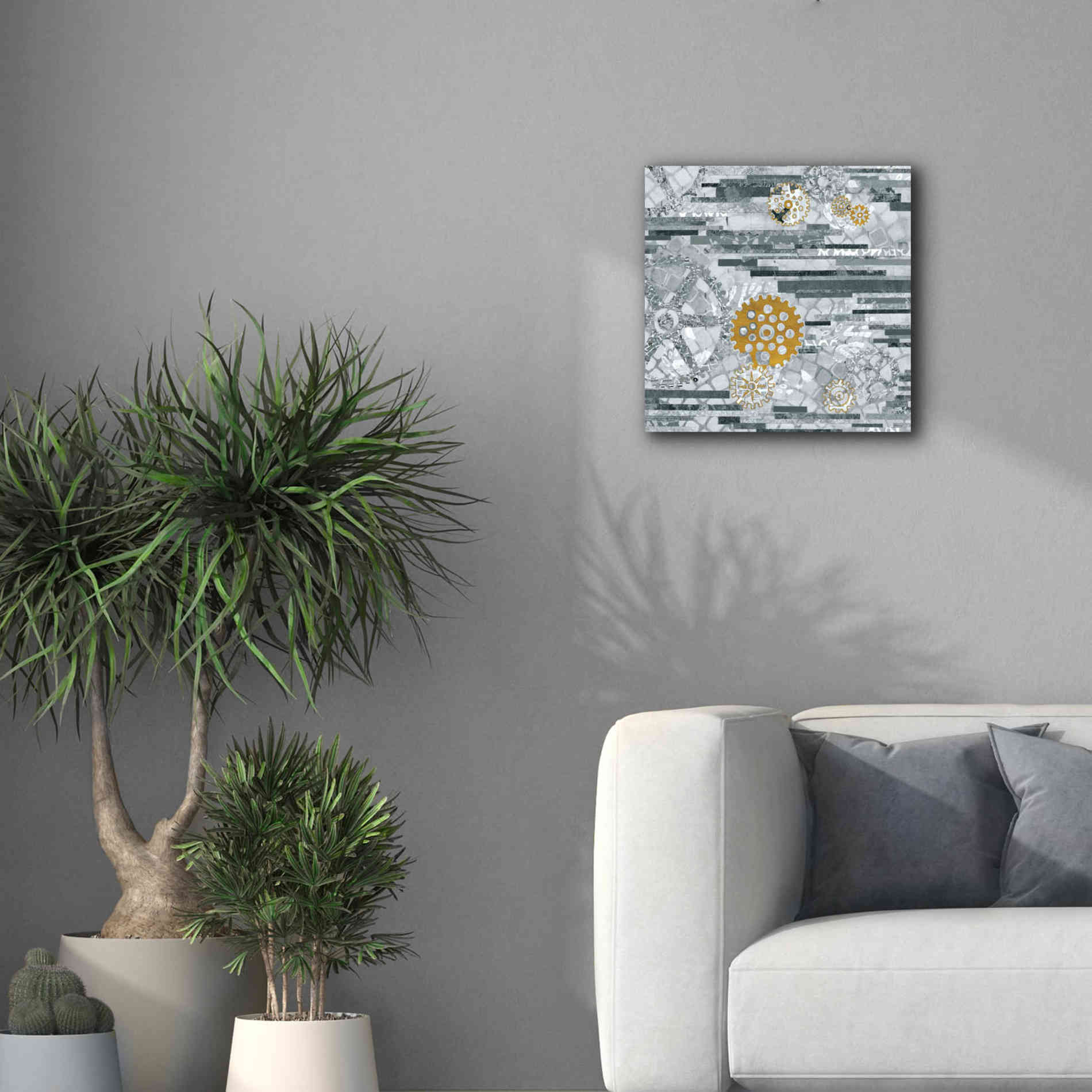 'Abstract Layers IV' by Kathy Ferguson, Canvas Wall Art,18 x 18