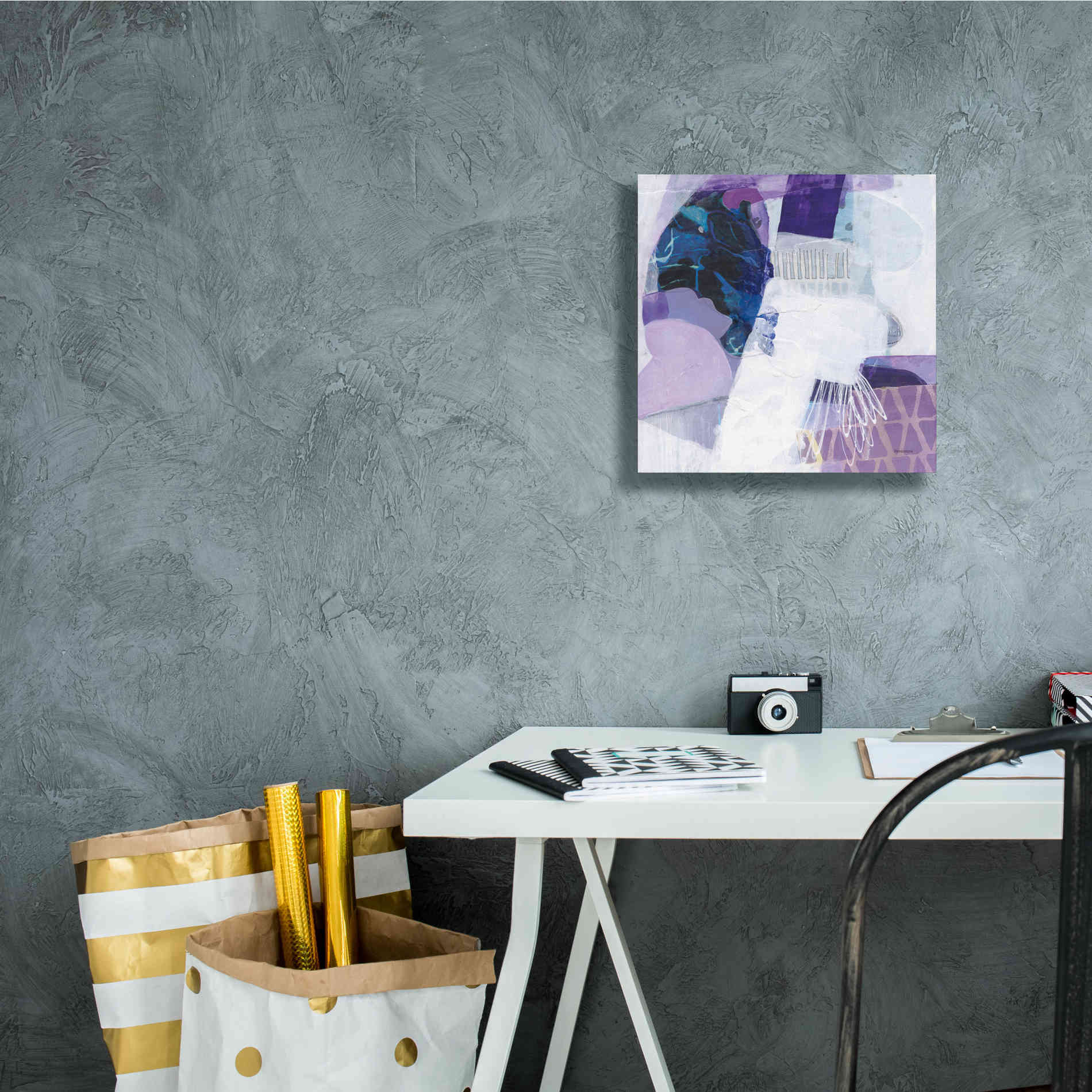 'Abstract Layers III' by Kathy Ferguson, Canvas Wall Art,12 x 12