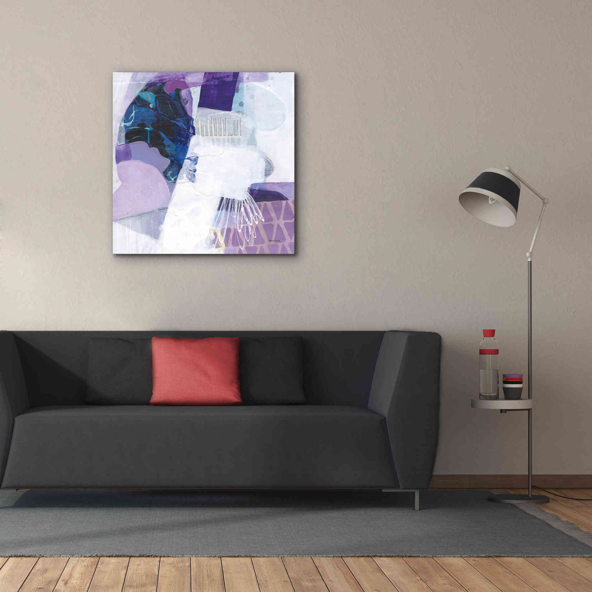 'Abstract Layers III' by Kathy Ferguson, Canvas Wall Art,37 x 37