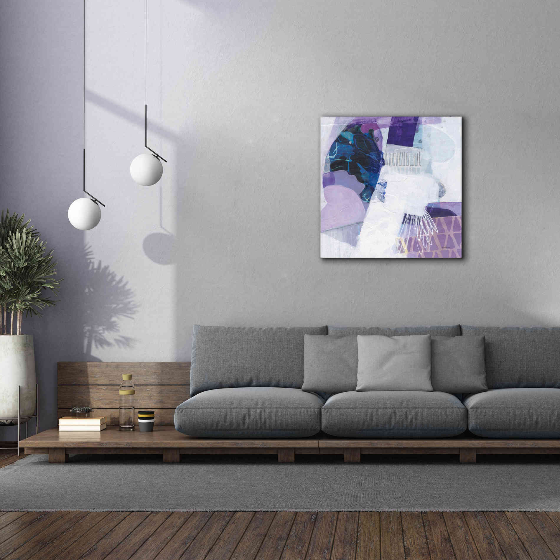 'Abstract Layers III' by Kathy Ferguson, Canvas Wall Art,37 x 37