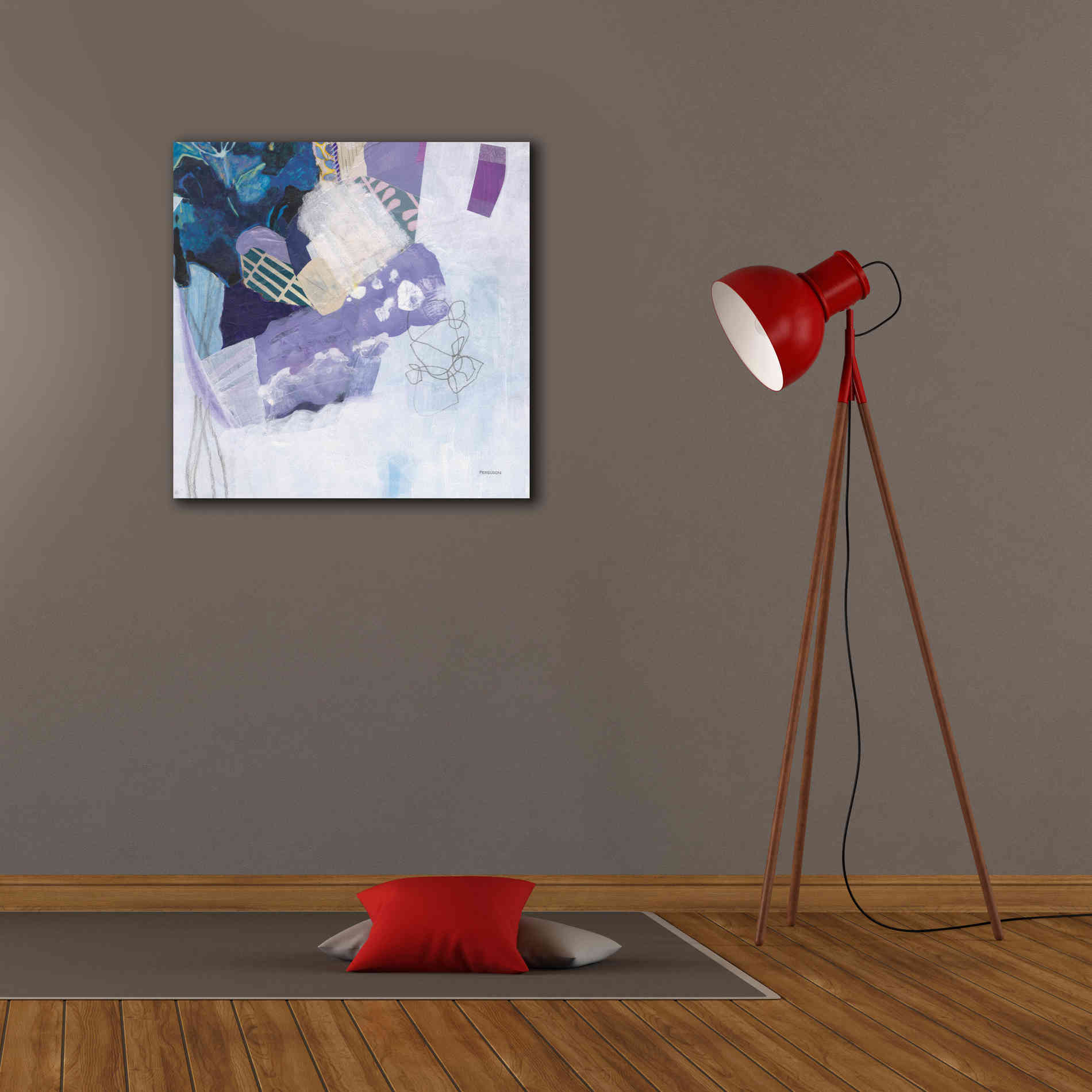 'Abstract Layers II' by Kathy Ferguson, Canvas Wall Art,26 x 26
