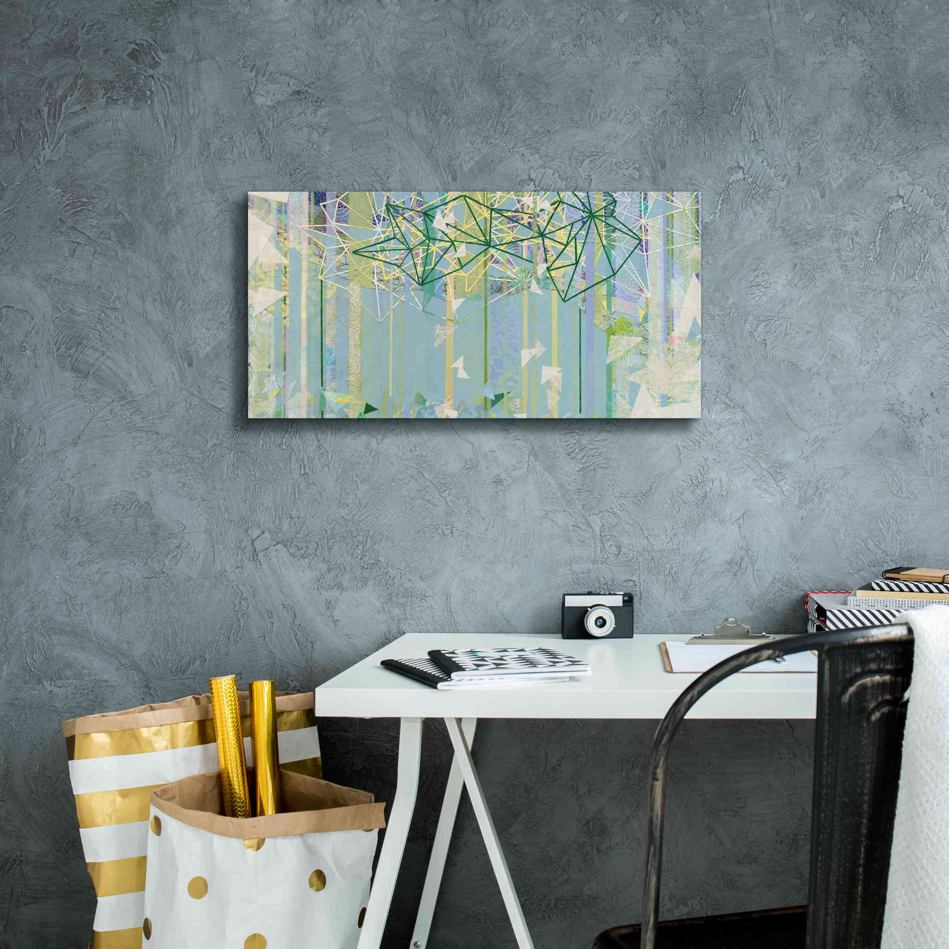 'Hanging Around III' by Kathy Ferguson, Canvas Wall Art,24 x 12