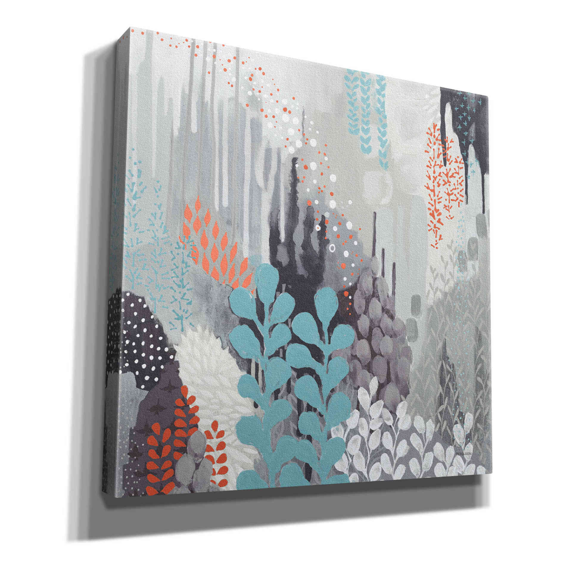 'Gray Forest II' by Kathy Ferguson, Canvas Wall Art