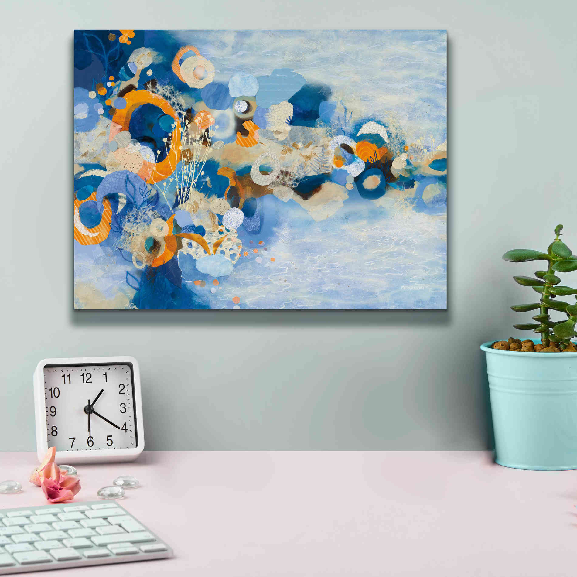 'Nantucket Summer' by Kathy Ferguson, Canvas Wall Art,16 x 12