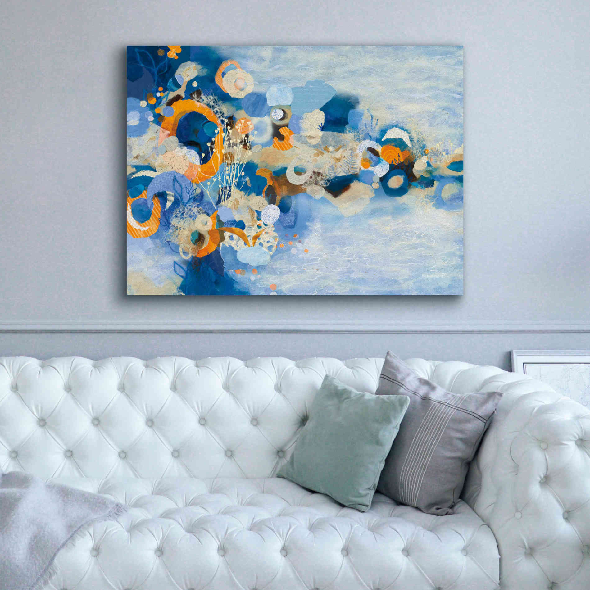 'Nantucket Summer' by Kathy Ferguson, Canvas Wall Art,54 x 40