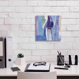 'Abstract Layers I' by Kathy Ferguson, Canvas Wall Art,12 x 12