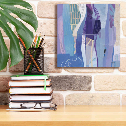 Image of 'Abstract Layers I' by Kathy Ferguson, Canvas Wall Art,12 x 12