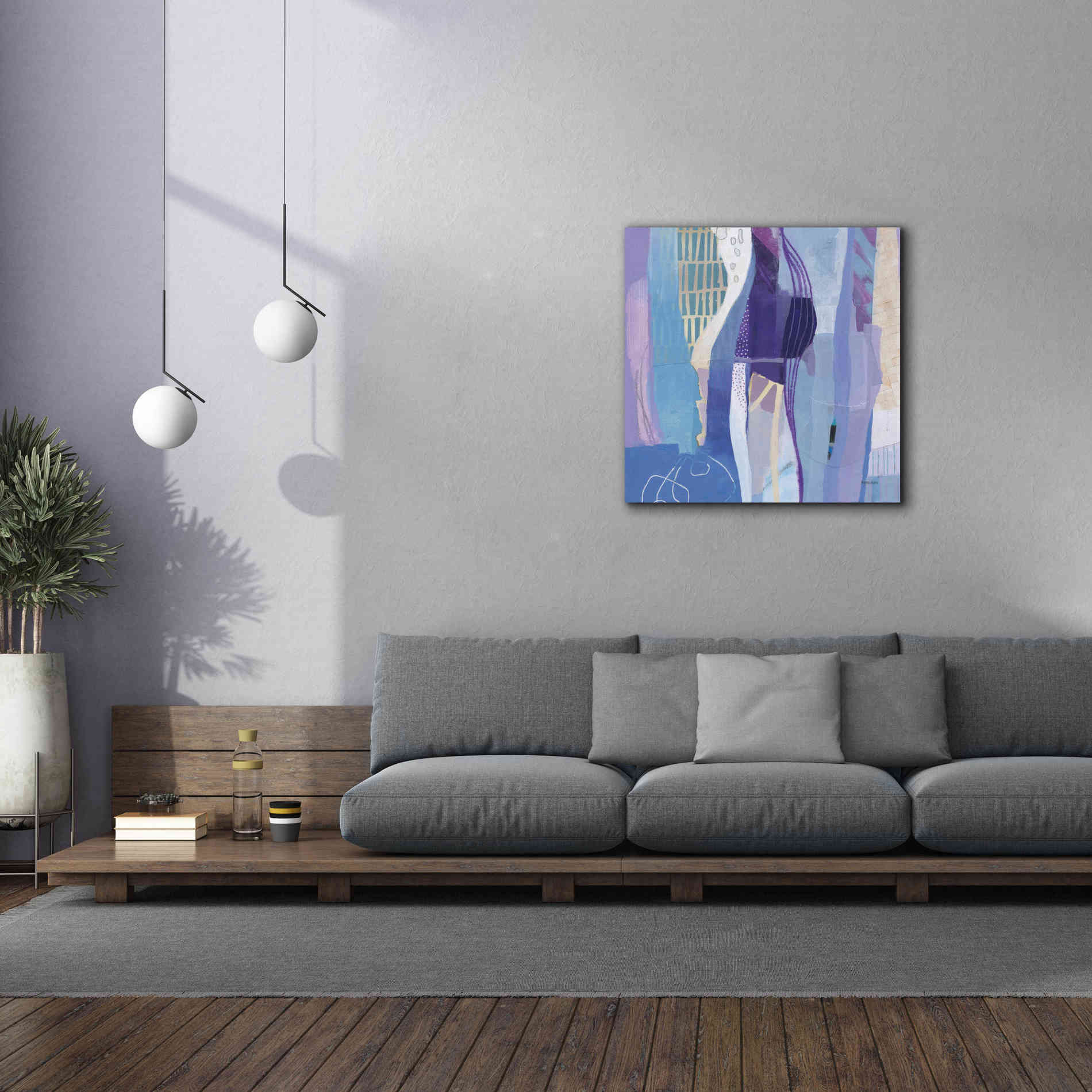 'Abstract Layers I' by Kathy Ferguson, Canvas Wall Art,37 x 37