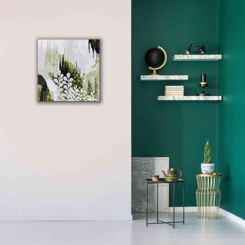 Image of 'BW Forest II with Green' by Kathy Ferguson, Canvas Wall Art,26 x 26
