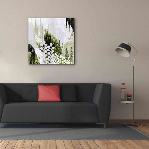Image of 'BW Forest II with Green' by Kathy Ferguson, Canvas Wall Art,37 x 37