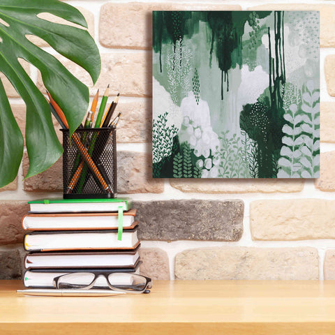 Image of 'Light Green Forest I' by Kathy Ferguson, Canvas Wall Art,12 x 12