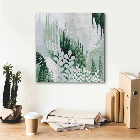 Image of 'Light Green Forest II' by Kathy Ferguson, Canvas Wall Art,18 x 18