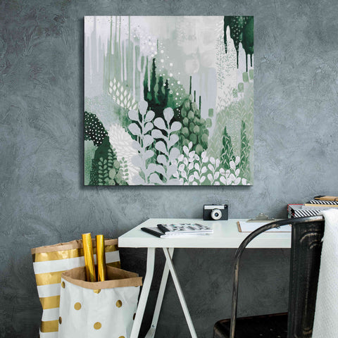 Image of 'Light Green Forest II' by Kathy Ferguson, Canvas Wall Art,26 x 26
