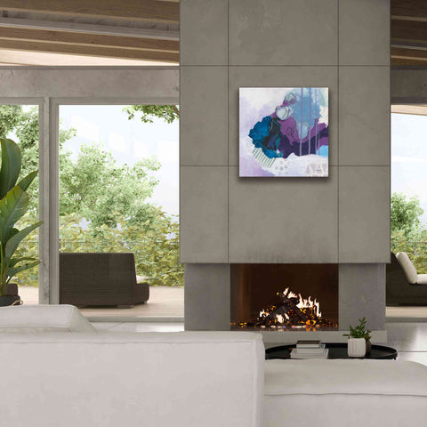 Image of 'Amethyst' by Kathy Ferguson, Canvas Wall Art,26 x 26